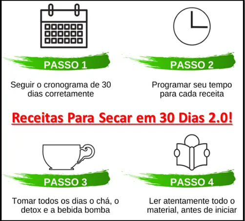 Capa: Baixar Receitas Para Secar 30 Dias 2.0: Transforme Seu Corpo