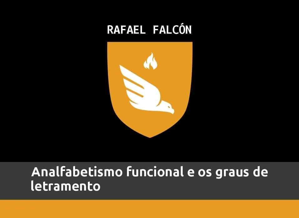 Capa: Analfabetismo Funcional Rafael Falcón: Baixar Curso Completo