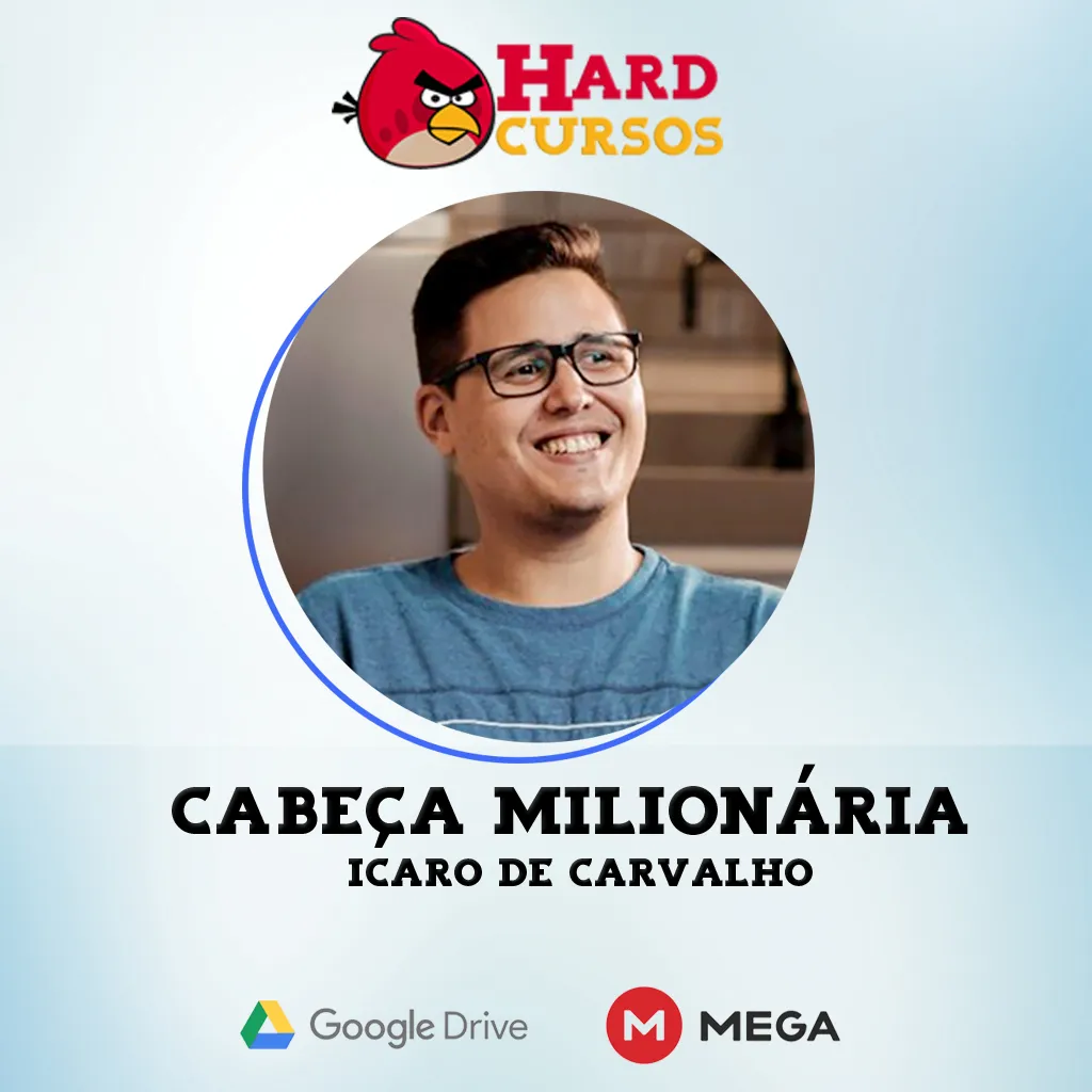 Capa: Cabeça Milionária Ícaro de Carvalho: Baixar Curso Completo Agora!