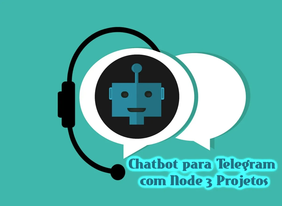 Capa: Chatbot Telegram Node COD3R: Baixar Curso Completo!