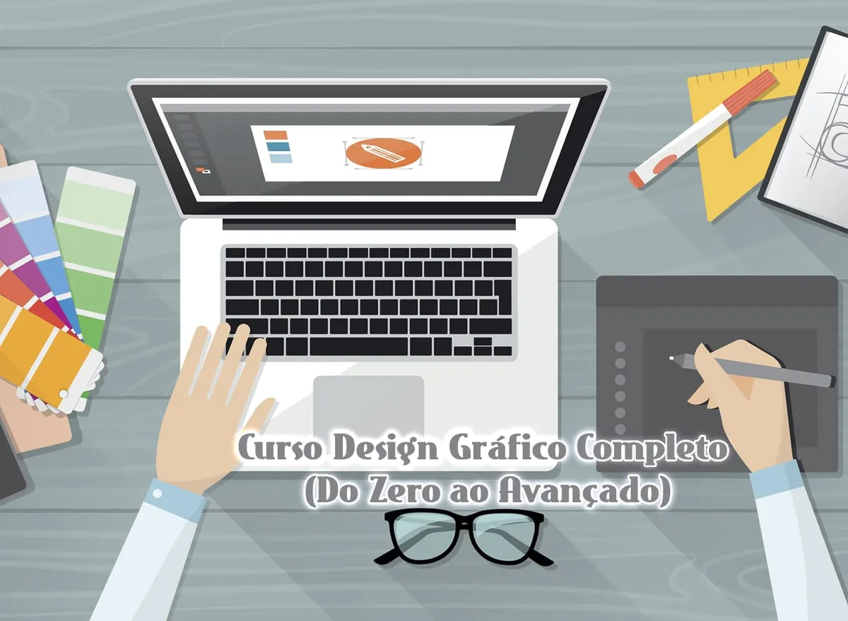 Capa: Curso Design Gráfico Udemy: Baixar Completo 2019