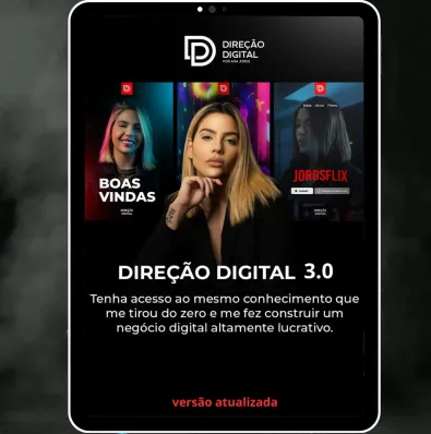 Capa: Direção Digital 3.0 Ana Jords: Baixar Curso Completo
