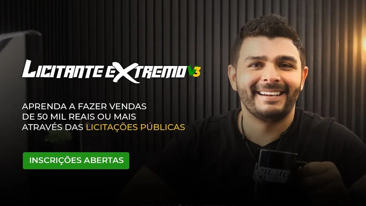 Capa: Licitante Extremo 4.0 2022: Baixe o Curso de Rodolpho dos Anjos
