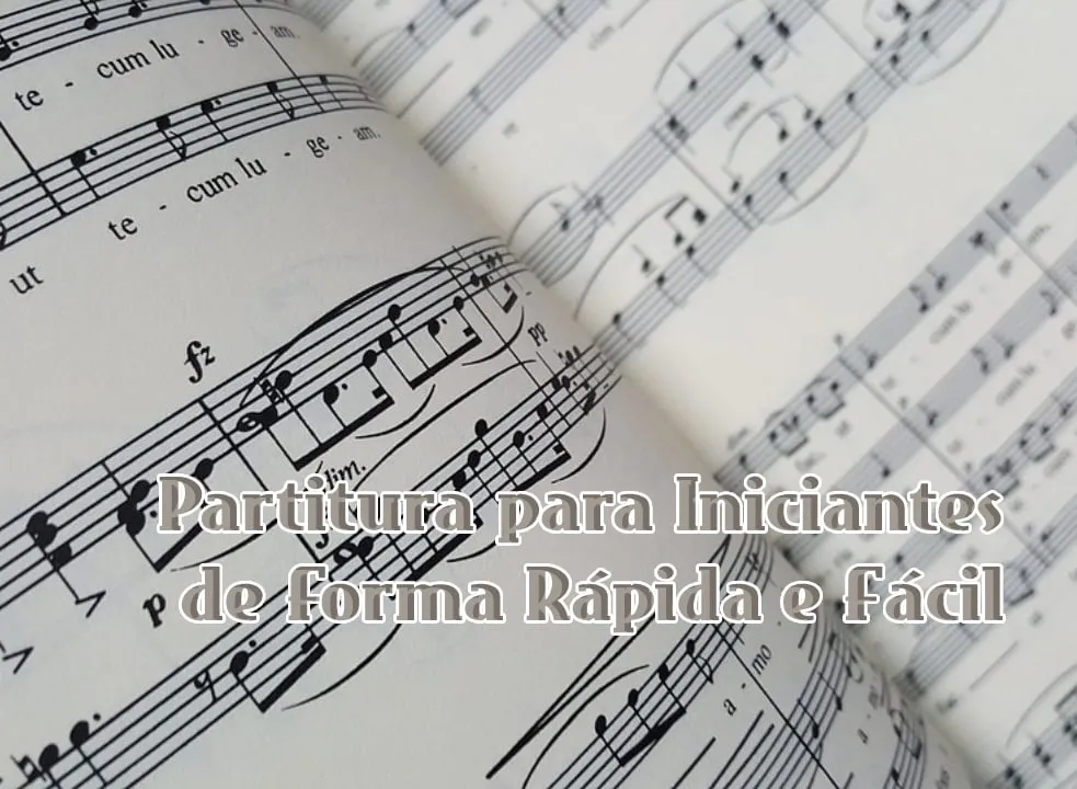 Capa: Partitura para Iniciantes Gabriel Felix: Baixar Curso Completo