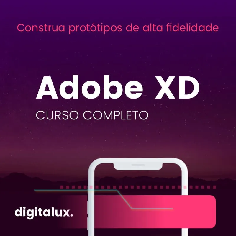Capa: Adobe XD Essencial: Baixe o Curso Definitivo de UX Digital