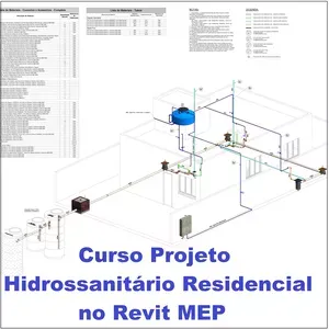 Capa: Baixar Curso Revit MEP: Projeto Hidrossanitário Willian Alves