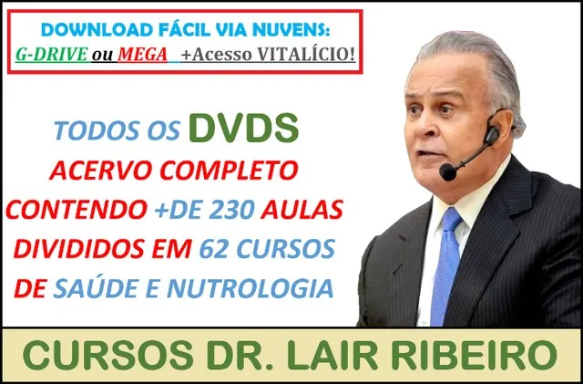 Capa: Baixar Cursos Dr Lair Ribeiro: Coleção Completa em Download