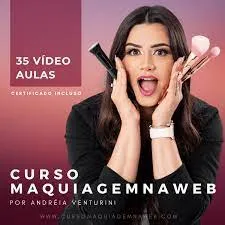 Capa: Maquiadora de Impacto: Baixar Curso Completo Andreia Venturini