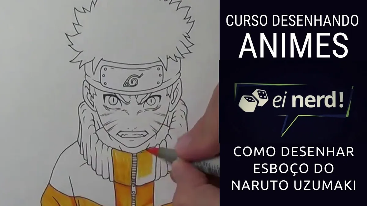 Capa: Baixar Curso Desenhando Animes: Método Rápido Para Desenhar