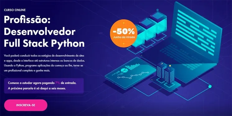 Capa: Baixar: Dev Full Stack Python (EBAC) – Acesso Total