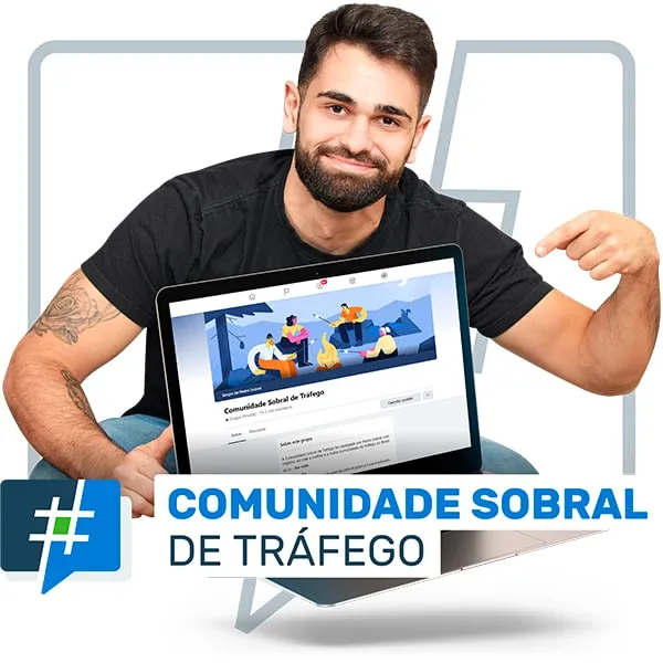 Capa: Comunidade Sobral de Tráfego: Baixar Curso Completo Pedro Sobral