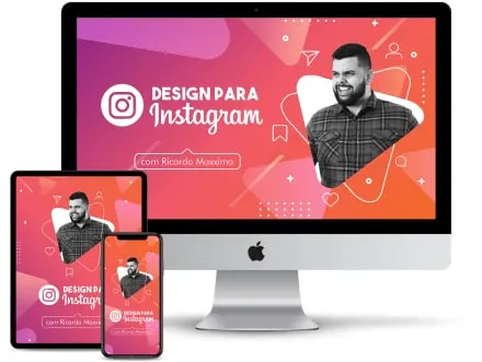 Capa: Design para Instagram Ricardo Maxxima: Baixar Curso Completo