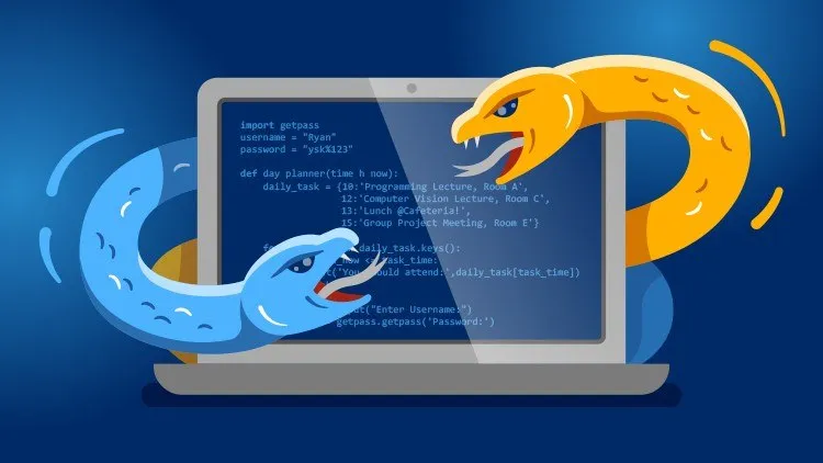 Capa: Baixar Python para Todas Plataformas: Android, iOS, Windows, Linux, Mac