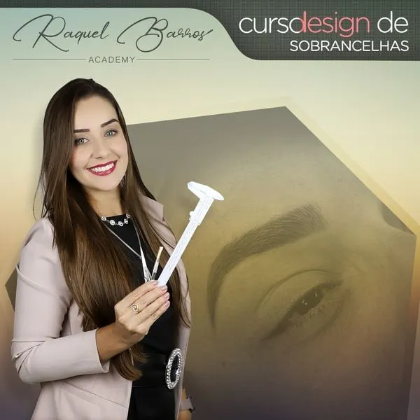 Capa: Baixar Design de Sobrancelhas – Raquel Barros: Curso Completo