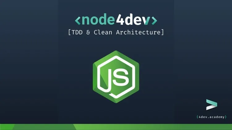 Capa: NodeJS + TS + TDD/DDD/Clean Arch: Baixe o Curso Completo Agora!