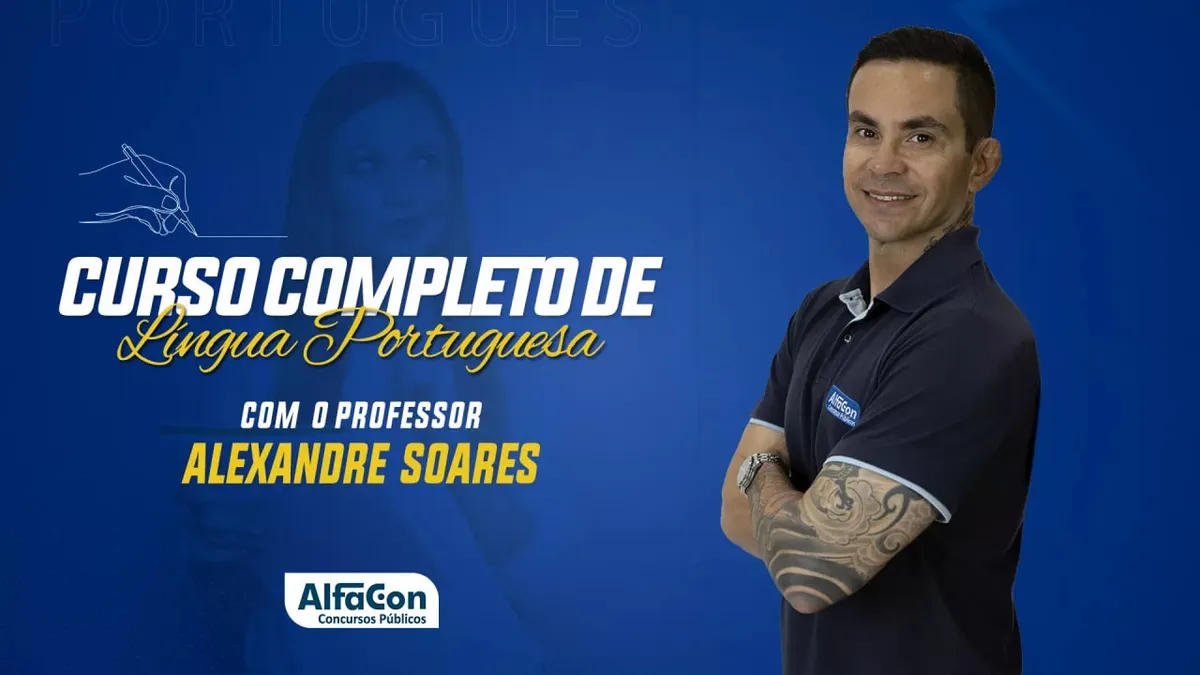 Capa: Curso Português Alexandre Soares: Baixar Completo 2020