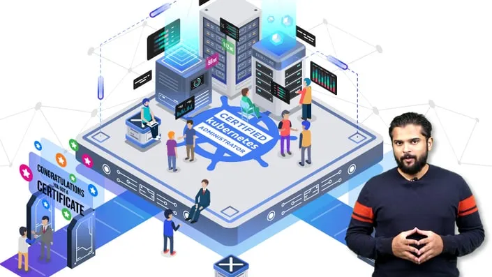 Capa: CKA Completo: Baixar Curso Kubernetes com Testes Práticos