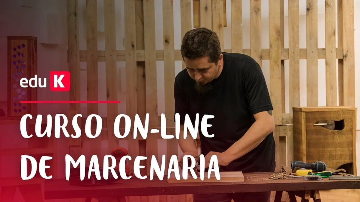 Capa: Baixar Curso Marcenaria Caseira André Caperutto Eduk – Completo!