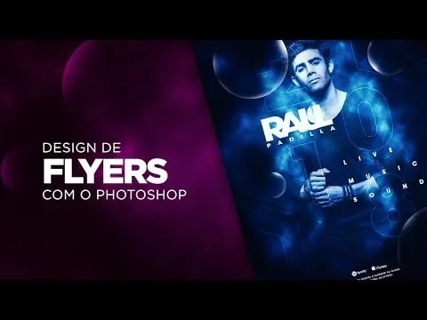 Capa: Design de Flyers com Photoshop: Baixar Curso Caio Vinícius
