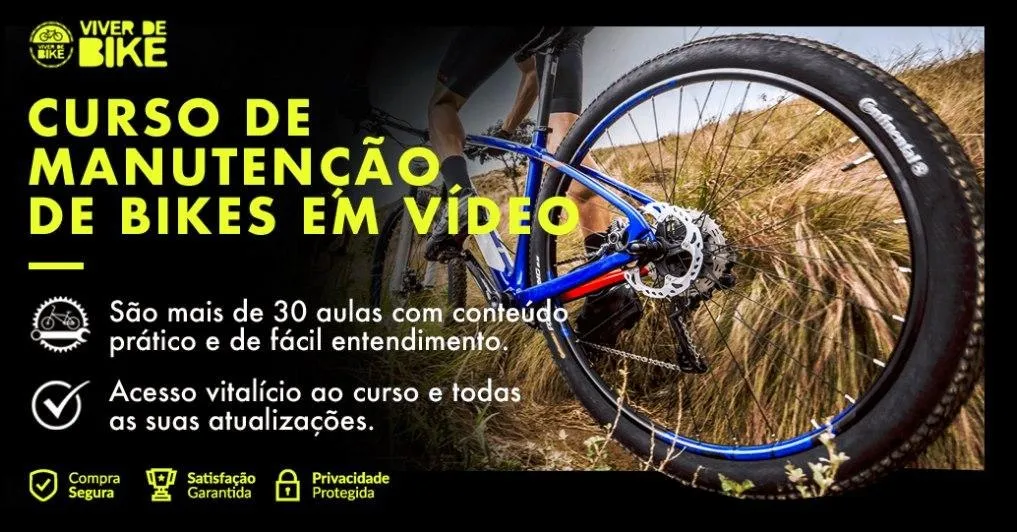 Capa: Viver de Bike: Baixe o Curso de Manutenção de Bicicletas Online