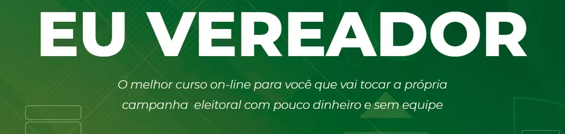 Capa: Eu Vereador Marcelo Vitorino: Baixar Curso Completo 2020