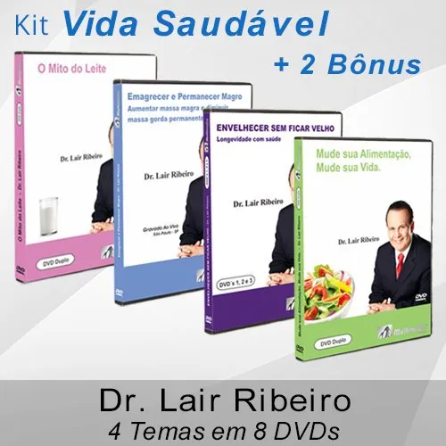 Capa: Baixar Kit Vida Saudável Lair Ribeiro em Alta Definição