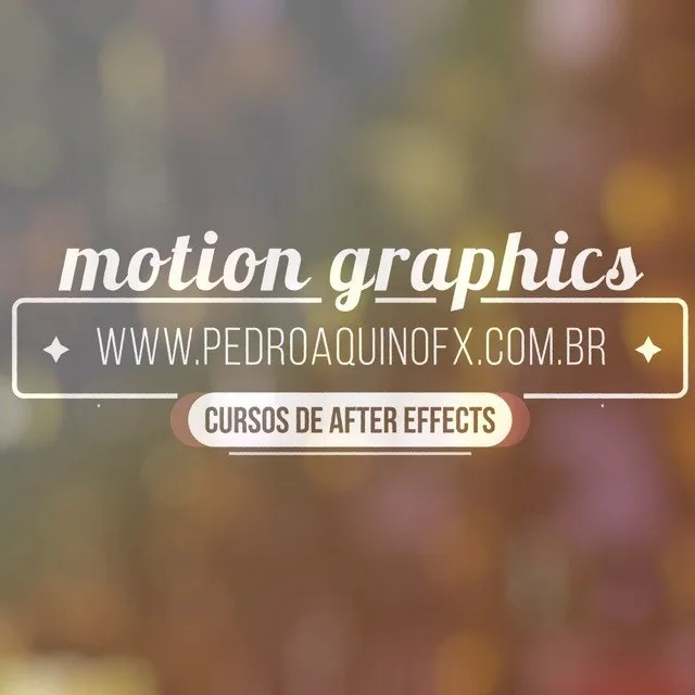 Capa: After Effects: Baixar Curso de Motion Graphics com Pedro Aquino