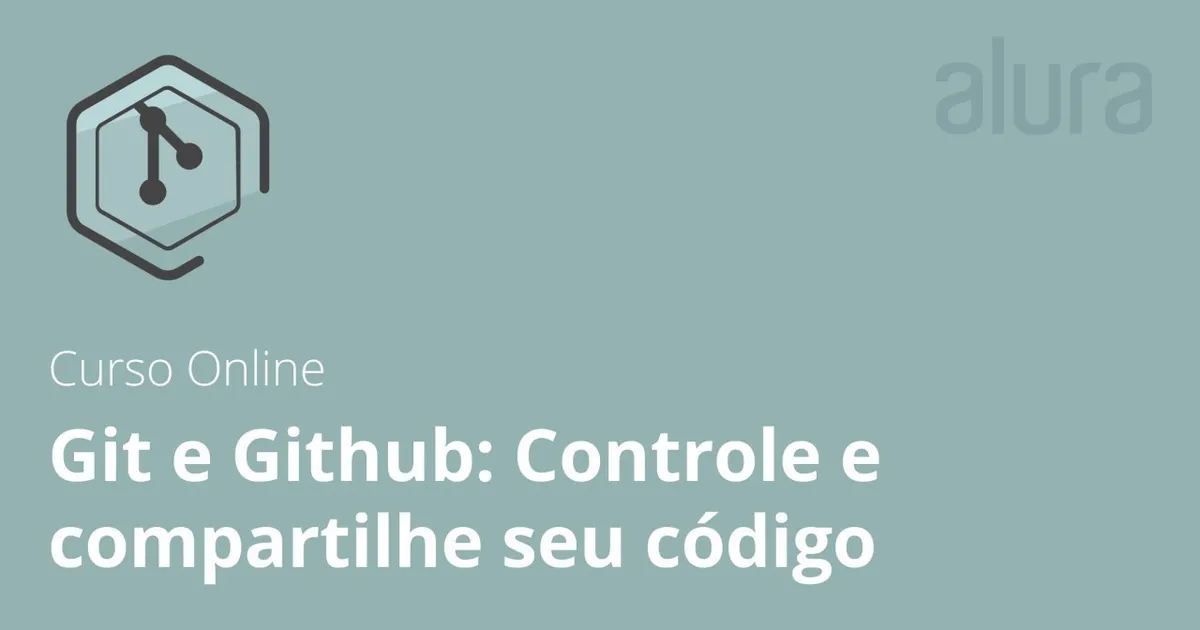 Capa: Download Curso Git Alura: Controle e Compartilhe Código Facilitado
