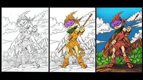 Capa: Baixar Master Class: Desenho Personagem – Lápis a Pintura Digital (Ranima Comp)