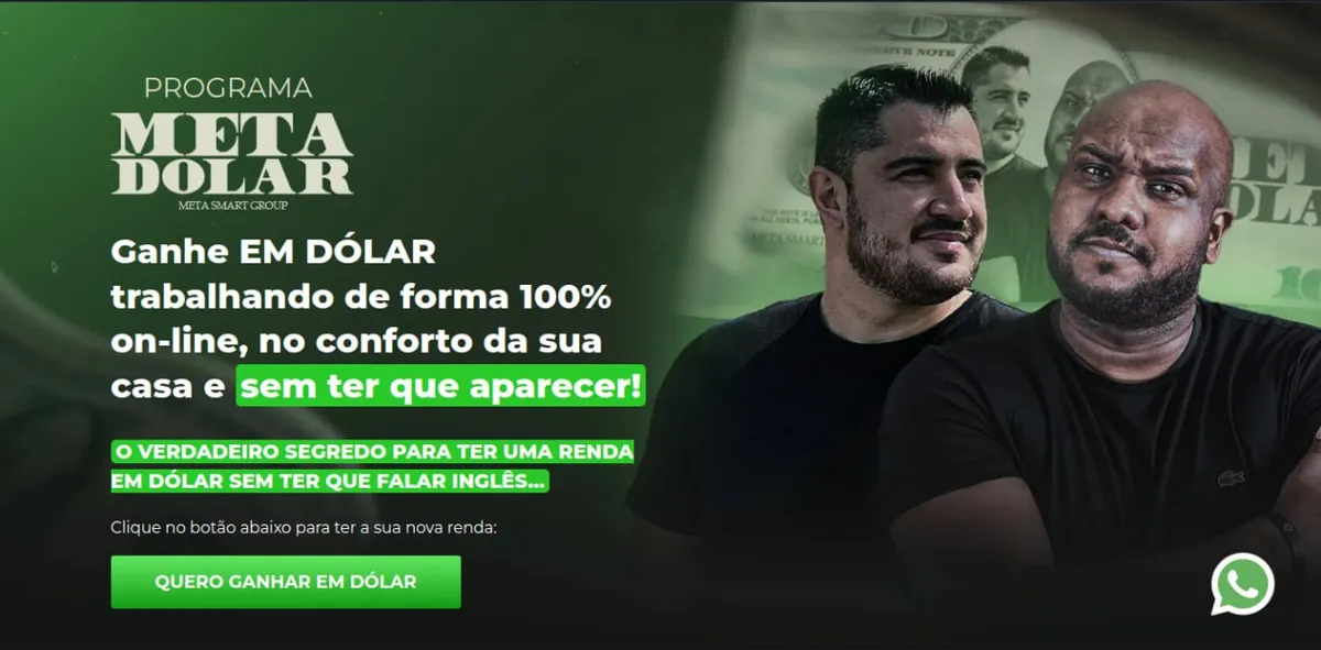 Capa: Meta Dólar: Baixe Agora o Curso Completo de Vini Rodrigues e Djônatan Leão