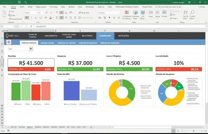 Capa: Planilhas Financeiras Profissional: Baixe Agora para o Sucesso!