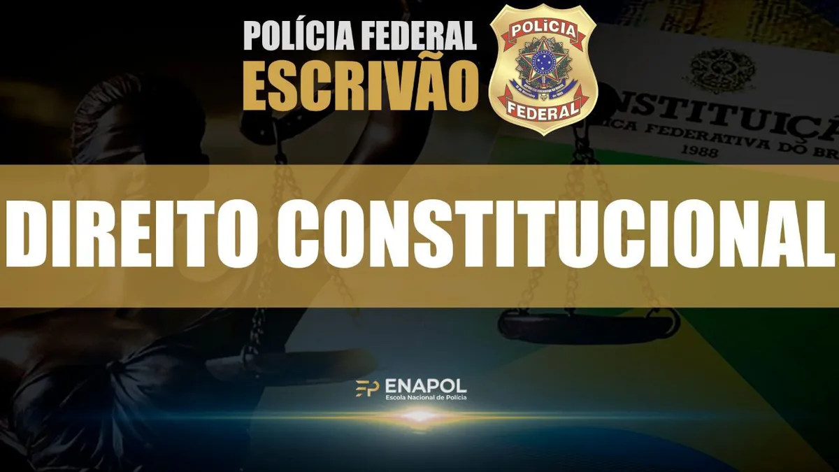 Capa: Baixar Agente de Polícia Federal Direito Constitucional – Curso PF 2023
