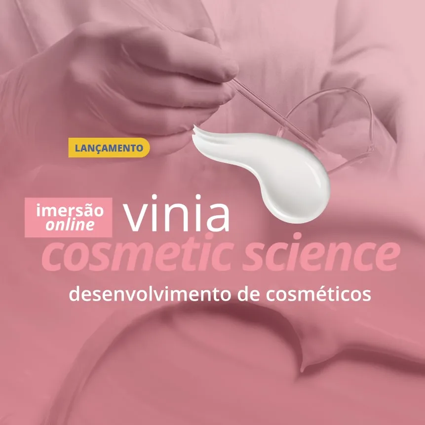 Capa: Vinia Cosmetic Science Download: Curso Completo Online