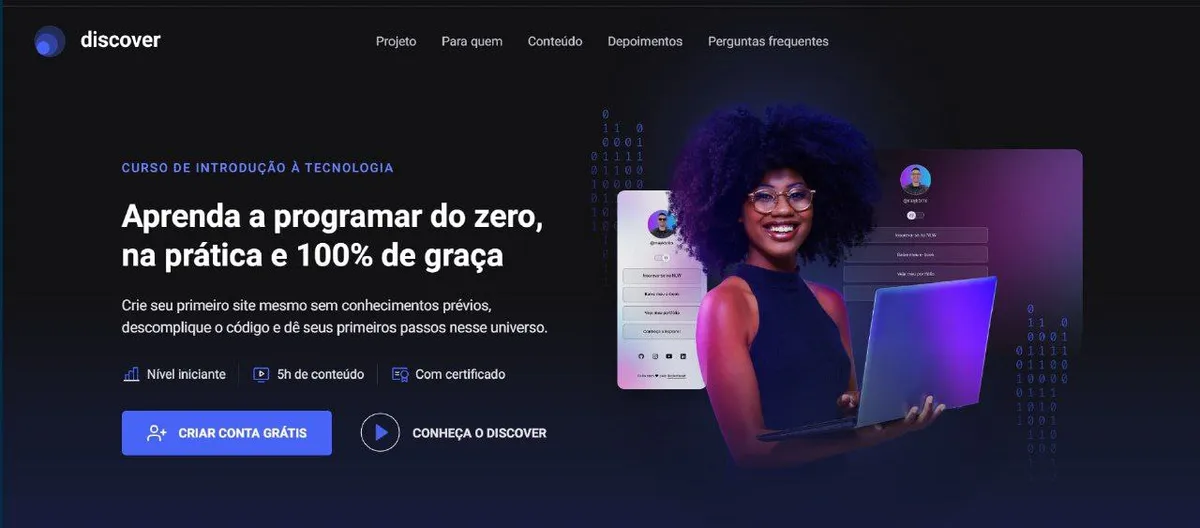 Capa: Baixar Trilha Discover Rocketseat: Conteúdo Completo + Acesso Rápido