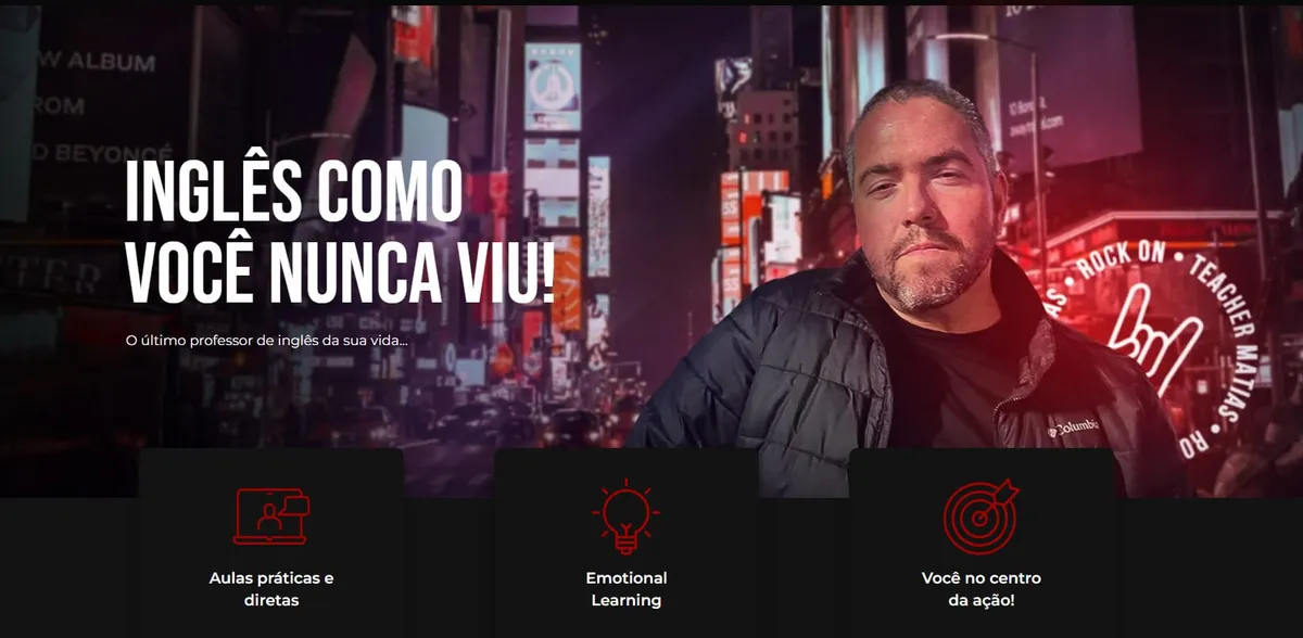 Capa: English Masters – Teacher Matias: Baixar Curso Completo HD