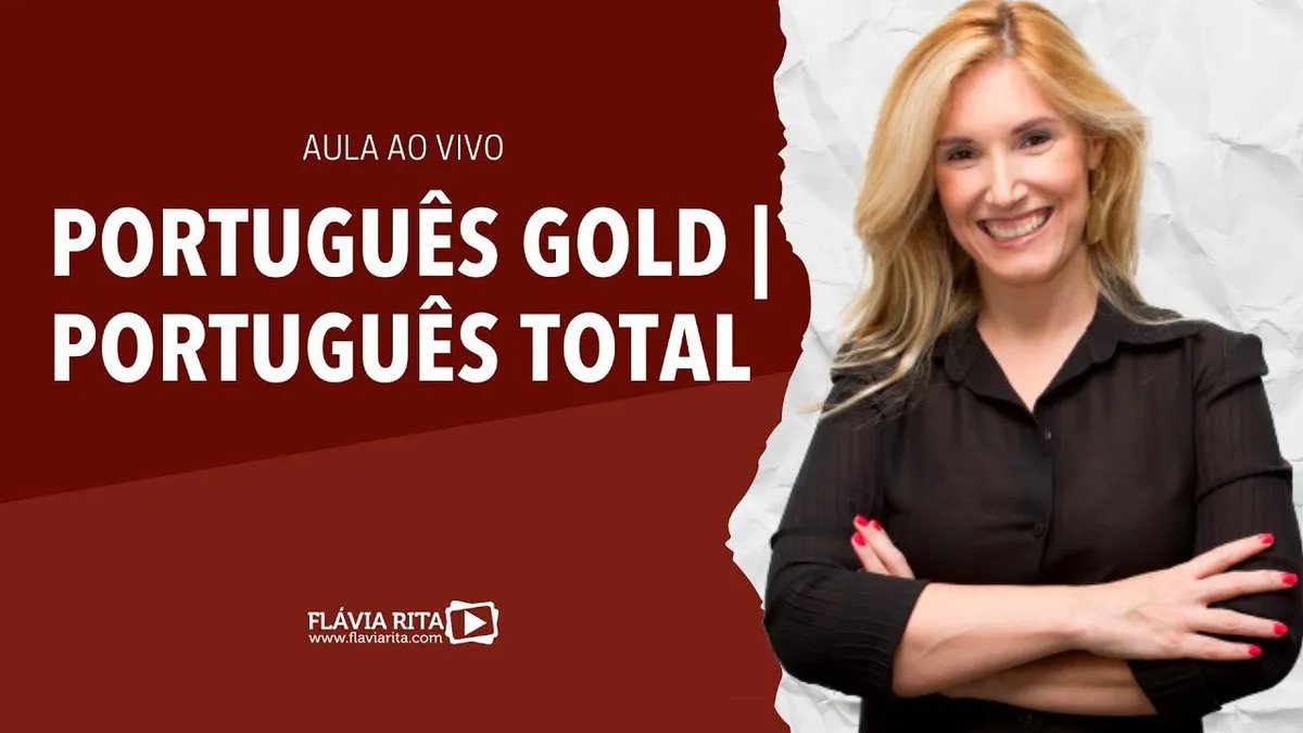 Capa: Baixar Português GOLD 2023 Flávia Rita | Curso Completo