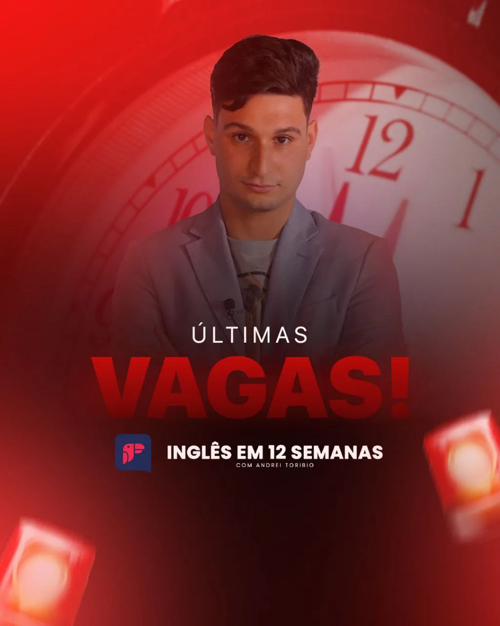 Capa: Baixar Curso Inglês em 12 Semanas Andre Tucano 2021 – Download Completo