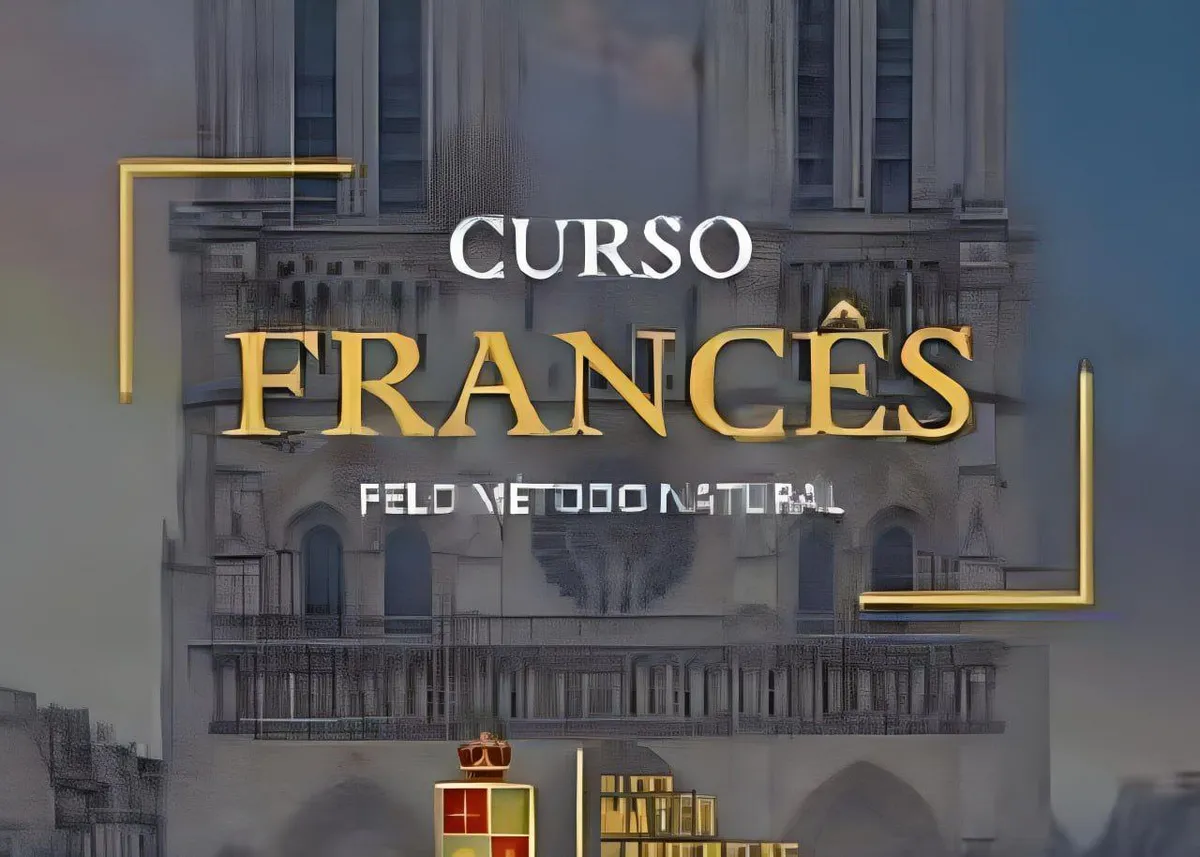 Capa: Baixar Francês Método Natural: Conteúdo Completo e Acesso Imediato