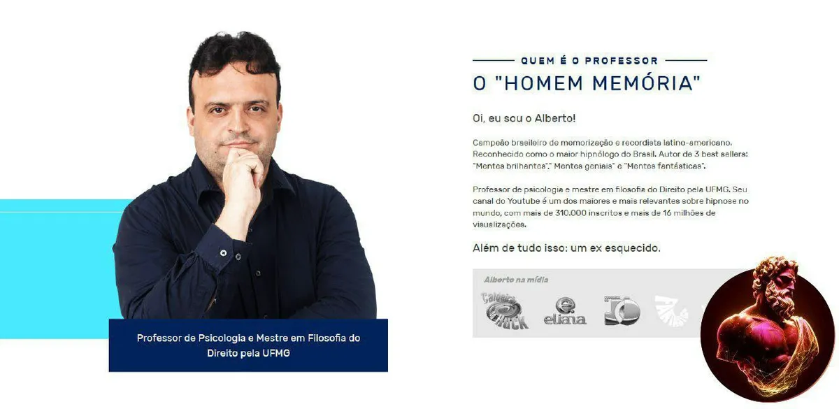 Capa: Baixar Curso Memorização Alberto Dell’Isola: Acelere Seu Aprendizado!