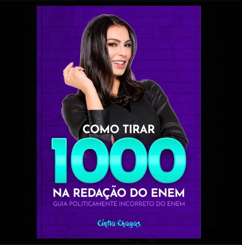 Capa: Baixar Curso Cíntia Chagas 1000 no ENEM | Redação Completa