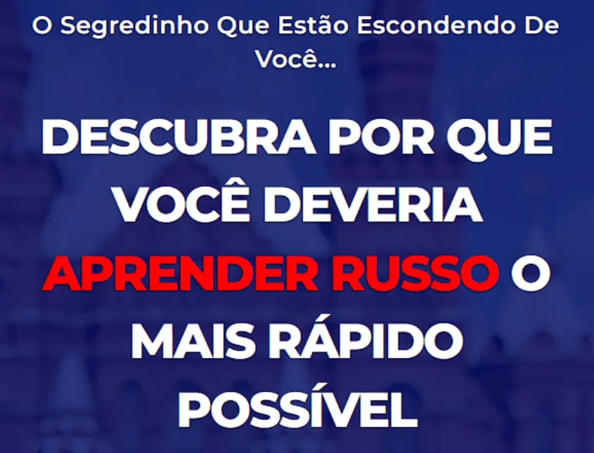 Capa: Baixar Russo em 2 Horas com Raiam Santos: Domine o Idioma!