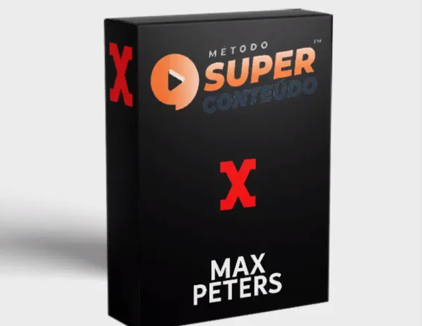 Capa: Método Super Conteúdo Max Peters: Baixar Curso Completo