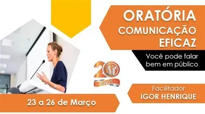 Capa: Baixar Curso de Oratória: Destrave Sua Comunicação Agora