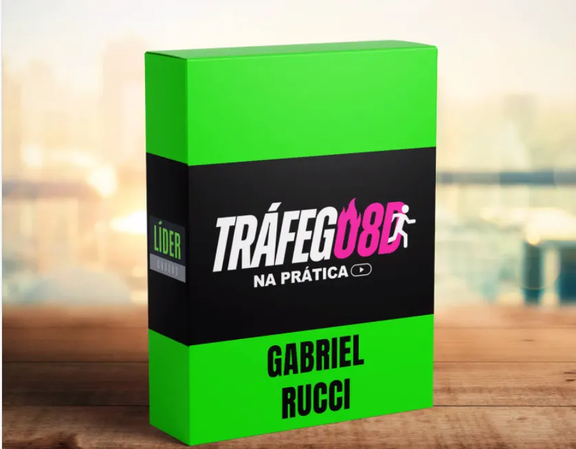 Capa: Tráfego 8D Gabriel Rucci: Baixe Agora e Escalone Infoprodutos